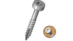 Milescraft Schrauben 1" für PocketJig 100 St. grob