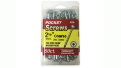 Milescraft Schrauben 2,5" für PocketJig 50 St. grob