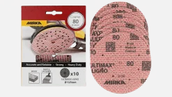 Mirka Ultimax Ligno Ø 125 mm P80, 10 Stück