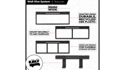 Modularer StealthMounts Wand-Organizer für Handwerkzeuge, 4 St.