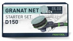 Netzschleifmittel Granat Net D150 GR NET-Set