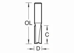 Nutfräser HW (HM) D12