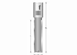 Nutfräser HW 16x45mm Innengewinde M12x1