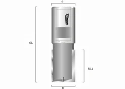 Nutfräser HW 24x25mm Innengewinde M12x1