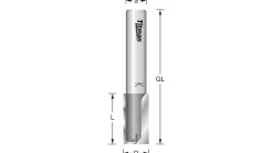 Nutfräser Z2 D: 9 mm