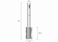 Nutfräser Z2 M310-70-8