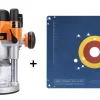Oberfräse Triton 2400W und sauter Einlegeplatte ELP1.0