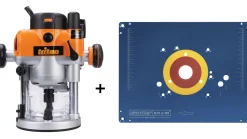 Oberfräse Triton 2400W und sauter Einlegeplatte ELP1.0