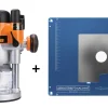 Oberfräse Triton 2400W und sauter Einlegeplatte ELP2.0
