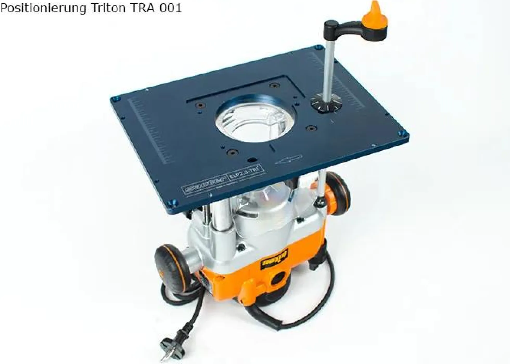 Oberfräse Triton 2400W und sauter Einlegeplatte ELP2.0