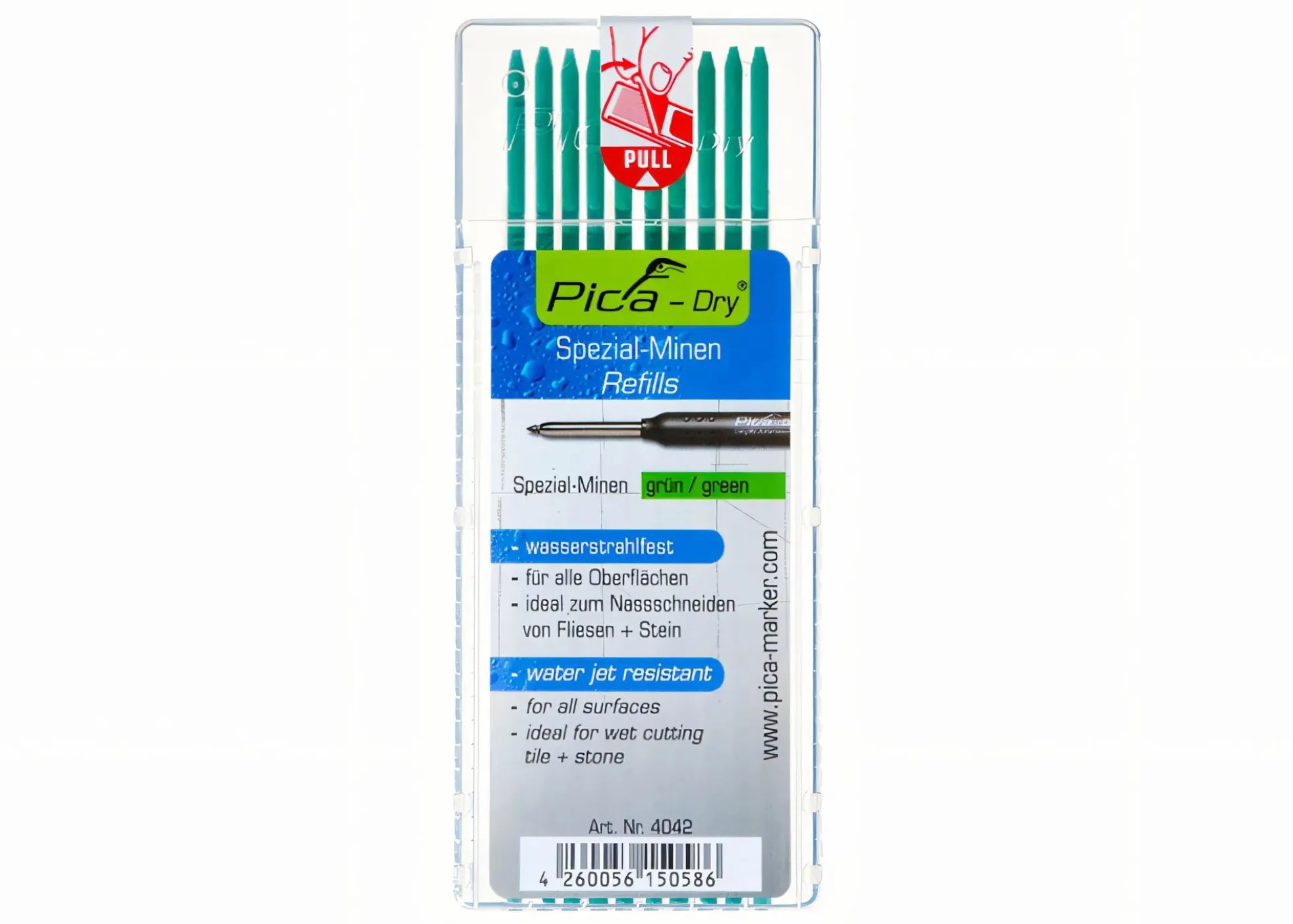 Pica Dry Spezialminen 10 Stück Grün