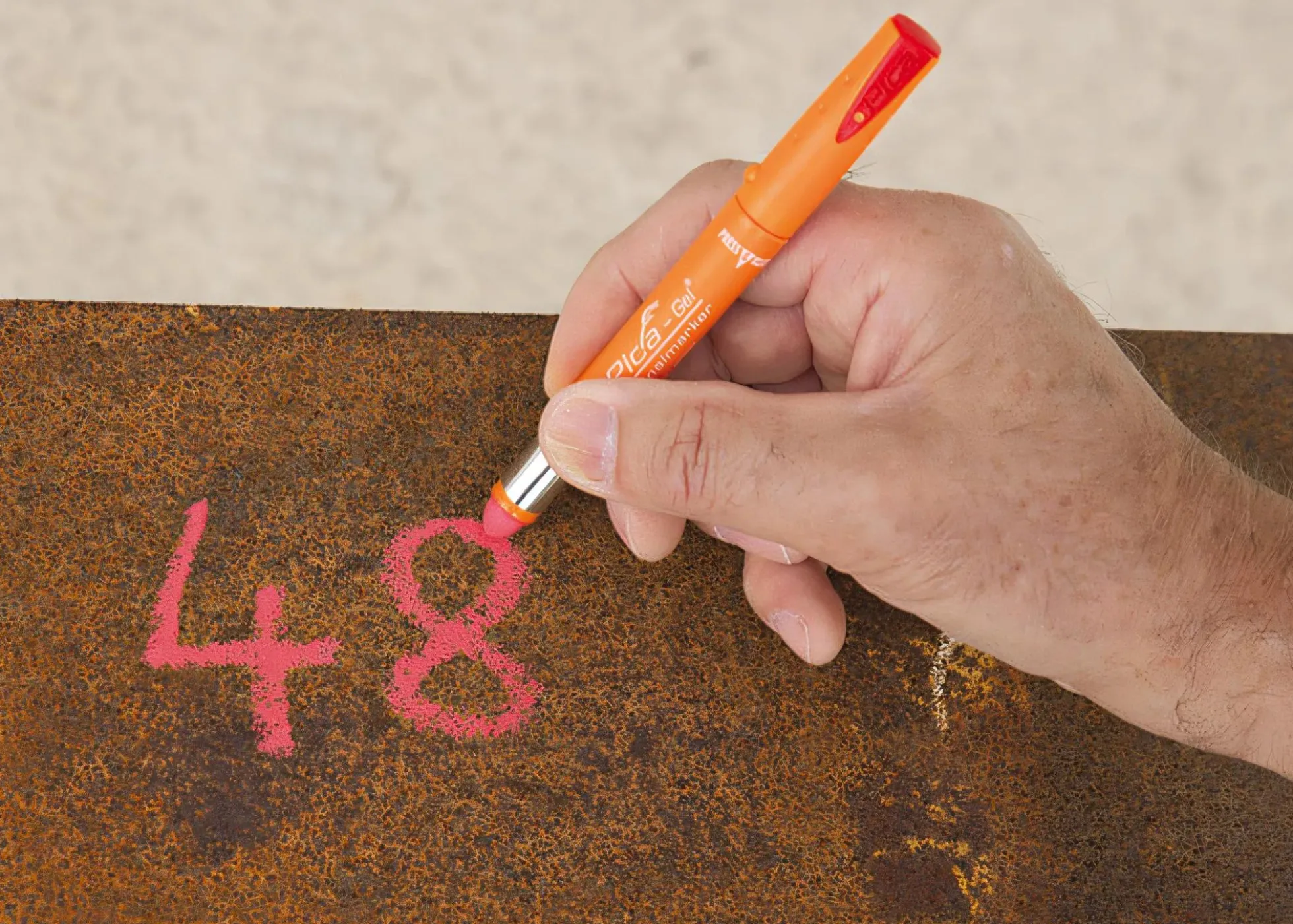 Pica GEL Signalmarker Rot