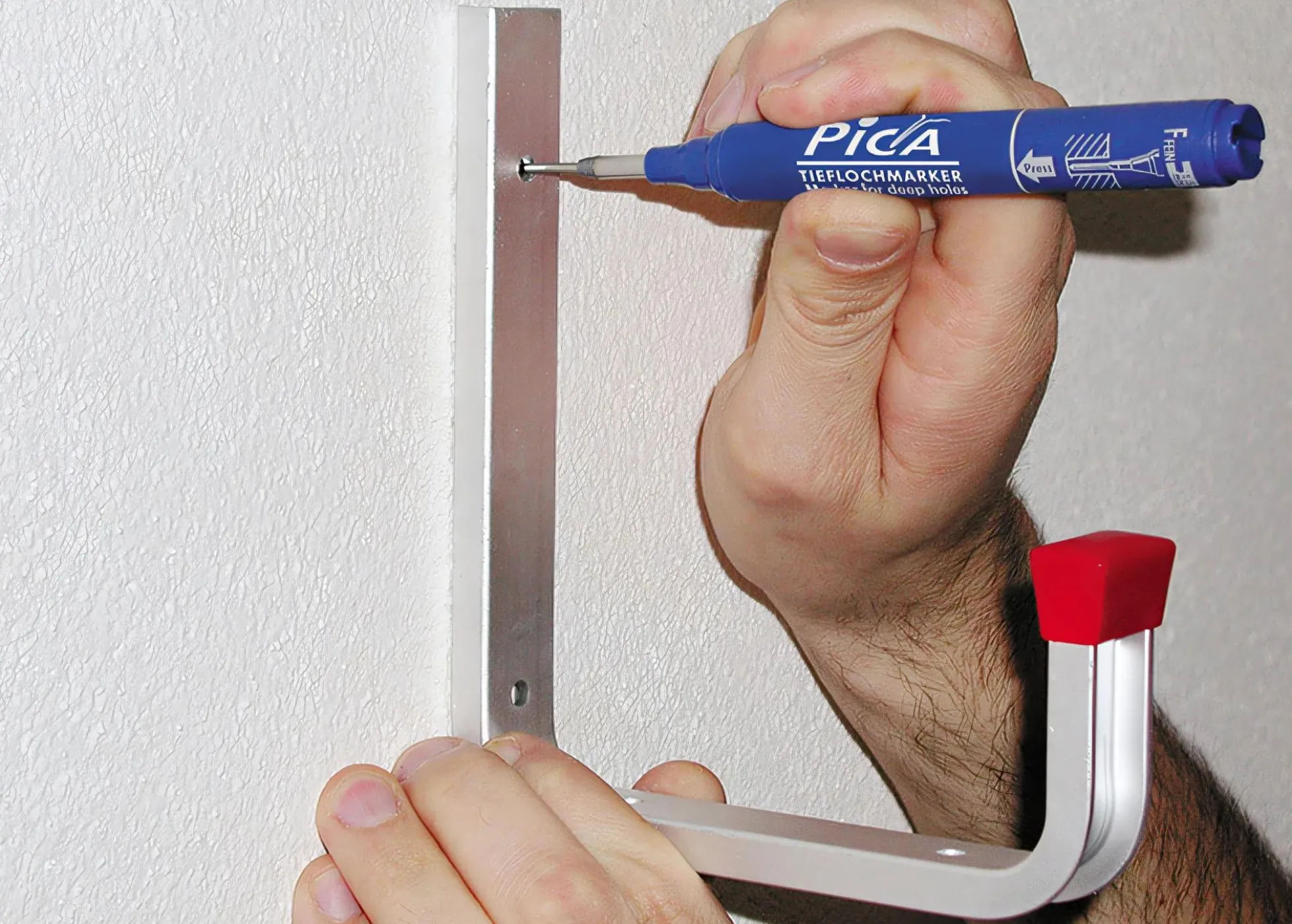 Pica INK Tieflochmarker Schwarz