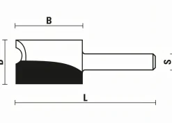 PlanfräserD 12,7 mm