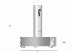 Planfräser Z3 Ø 50 mm