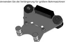 Positionslaser für Standbohrmaschinen