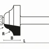 Profilfräser Doppel Römisch D 25,4 mm