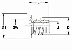 Rampa Muffe Typ SKDL M10 17mm 10St.