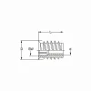 Rampa Muffe Typ SKD330 M8 23mm 10 St.