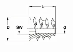 Rampa Muffe Typ SKDZ M4 8.5mm 10St.