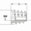 Rampa Muffe Typ SKDZ M6 10mm 10St.