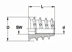 Rampa Muffe Typ SKDZ M10 25mm 10St.
