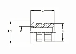 Rampa Muffe Typ TS M3 8mm 10St.