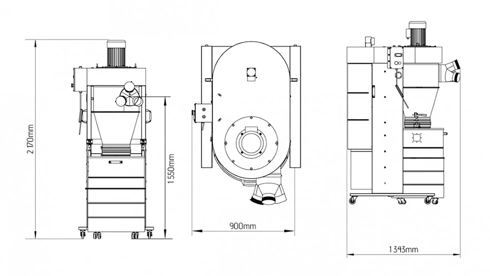 Reinluft Absauganlage Holzprofi Maker RL200R