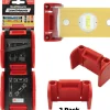 Rote StealthMounts Wasserwaagenhalterung