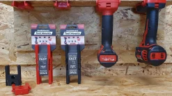 Rote StealthMounts Werkzeughalterungen für Milwaukee M18, 4 St.