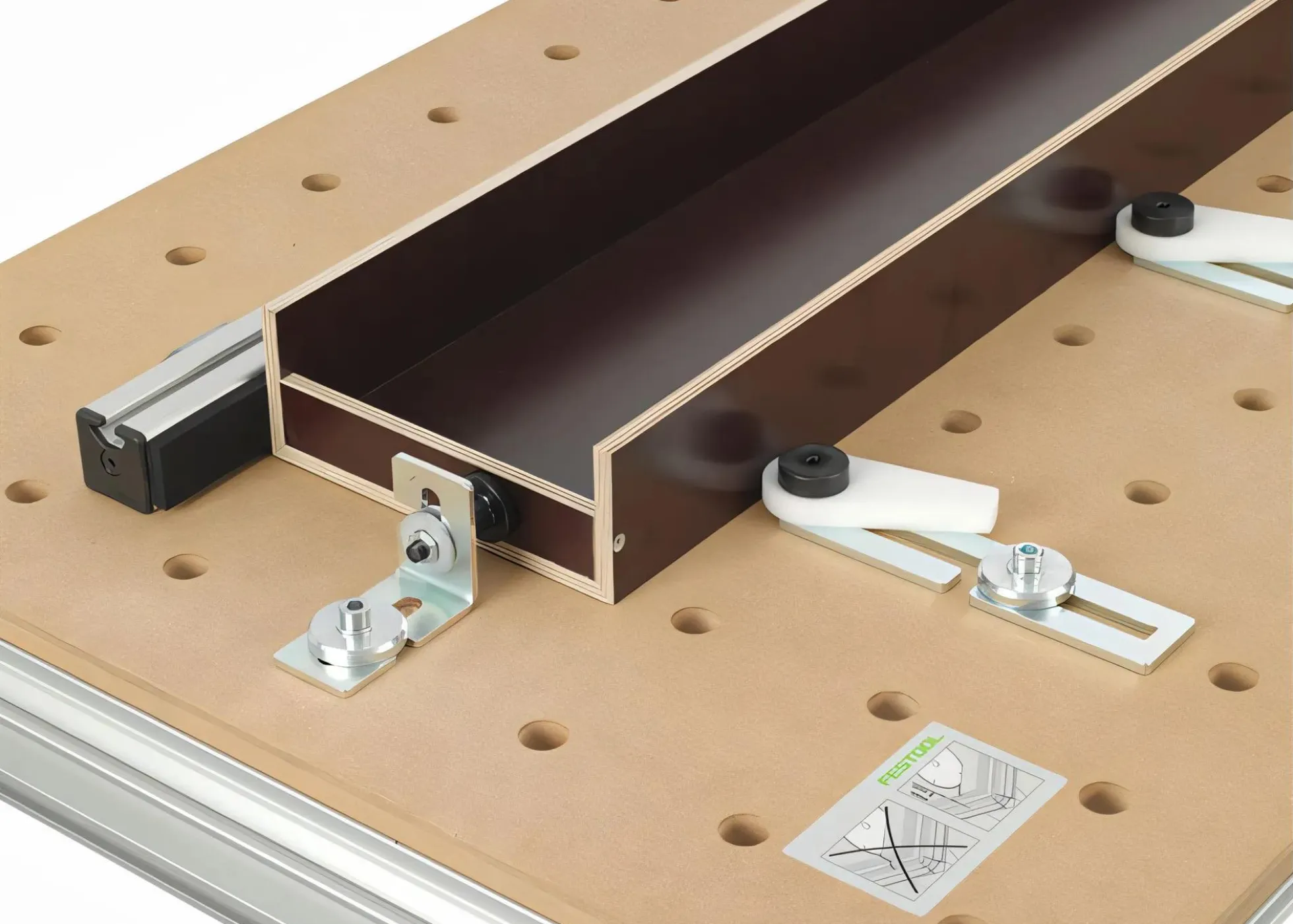 RUWI Adapterplatte offen mit M6 Gewinde