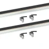 RUWI Auflageschienen-Set inkl. Klemmbolzen mit Klemmhebel (800mm)