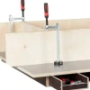 RUWI Hubtisch HPL Lochrasterplatte mit Schubkasten und Stauraum