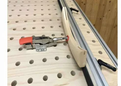 RUWI Klemmwinkel mit Klemmbolzen Ø20 mm und Klemmhebel
