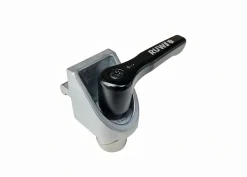 RUWI Klemmwinkel mit Klemmbolzen Ø20 mm und Klemmhebel