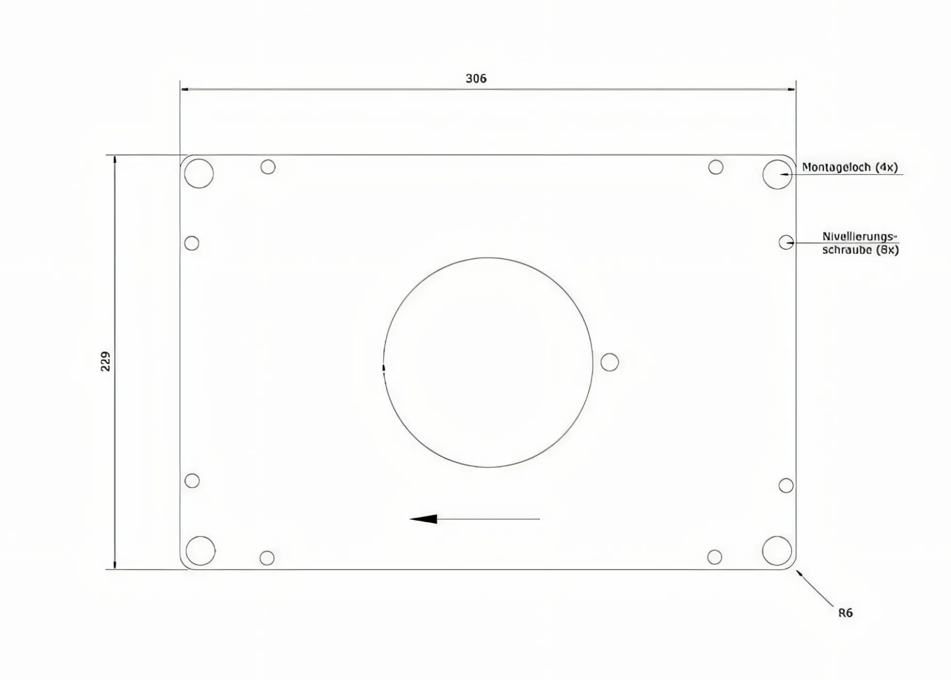 sauter Einlegeplatte ELP2.0 mit Reduzierplatten