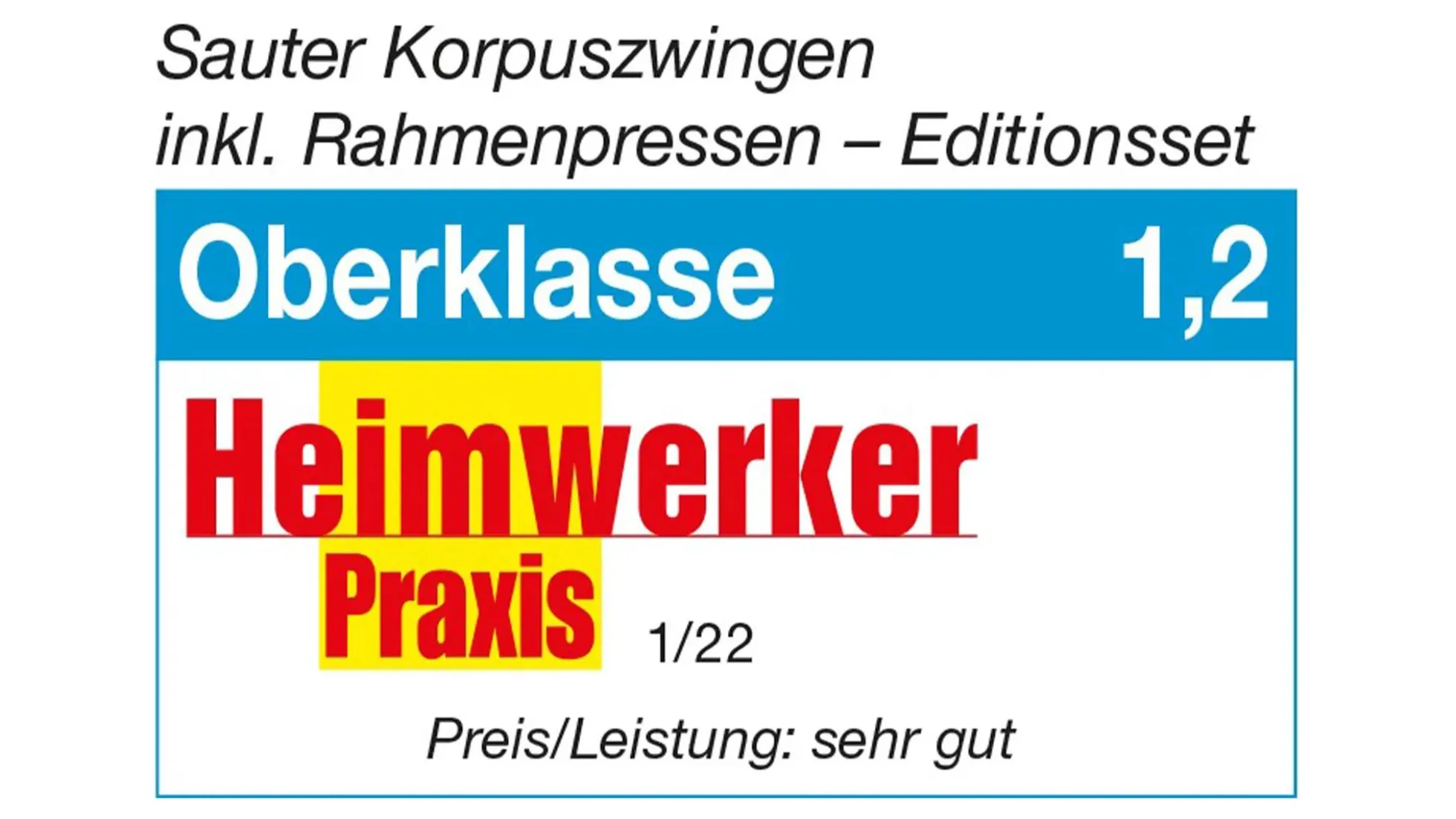 sauter Korpuszwingen-Set 600/800