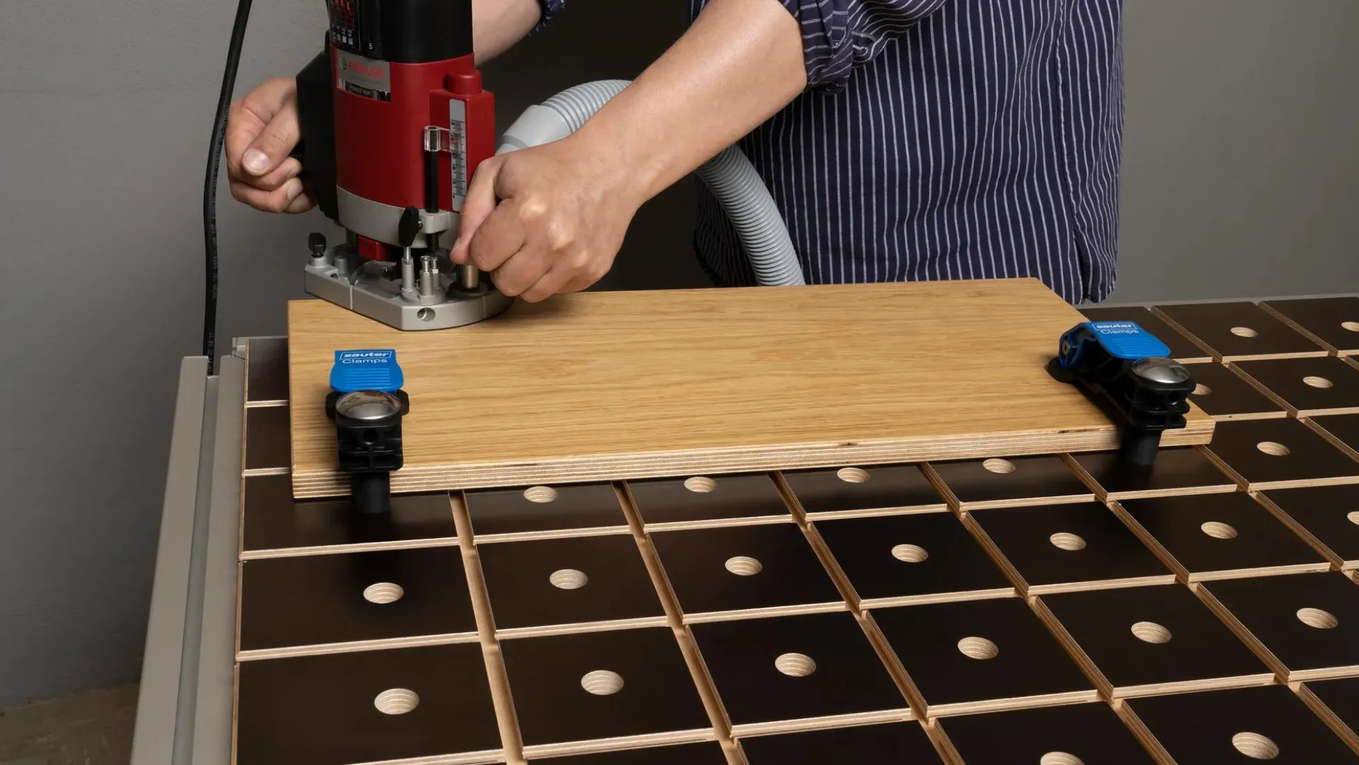 sauter Multifunktionstisch T-Nut & Lochraster PRO