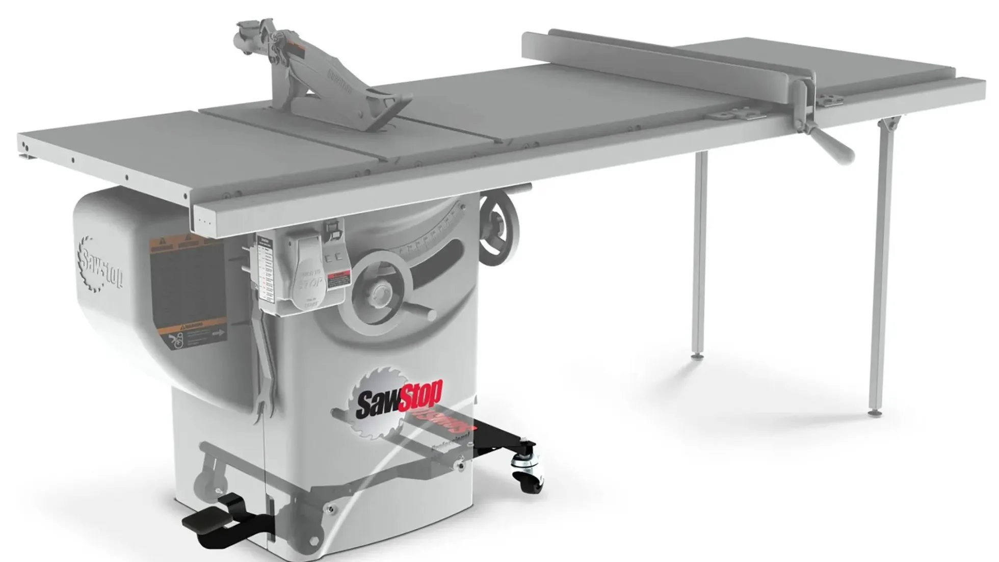 SAWSTOP PCS Mobile Basis, integriert