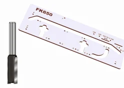 Schablonen-Set FK650 mit Nutfräser S8