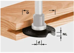 Scheibennutfräser HW HW D40x3,5