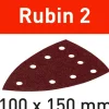 Schleifblatt Rubin 2 STF DELTA/9 P220 RU2/50