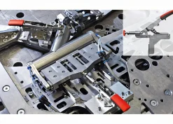 Schubstangenspanner mit abgewinkelter Grundplatte STC-IHA /10