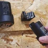 Schwarze StealthMounts Akkuhalterungen für Bosch 10.8/12V, 6 St.