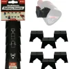 Schwarze StealthMounts Akkuhalterungen für Milwaukee M12, 6 St.
