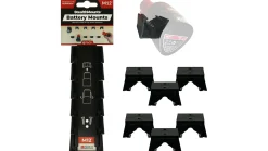 Schwarze StealthMounts Akkuhalterungen für Milwaukee M12, 6 St.
