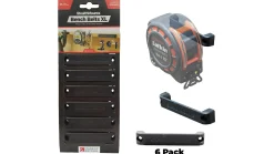 Schwarze StealthMounts Werkbank-Organizer XL, 6 St.