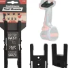 Schwarze StealthMounts Werkzeughalterungen für Milwaukee M18, 4 St.