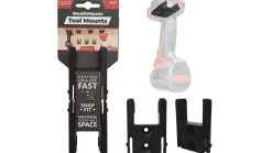 Schwarze StealthMounts Werkzeughalterungen für Milwaukee M18, 4 St.