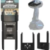 Schwarze StealthMounts Werkzeughalterungen für Makita 40V XGT, 4 St.